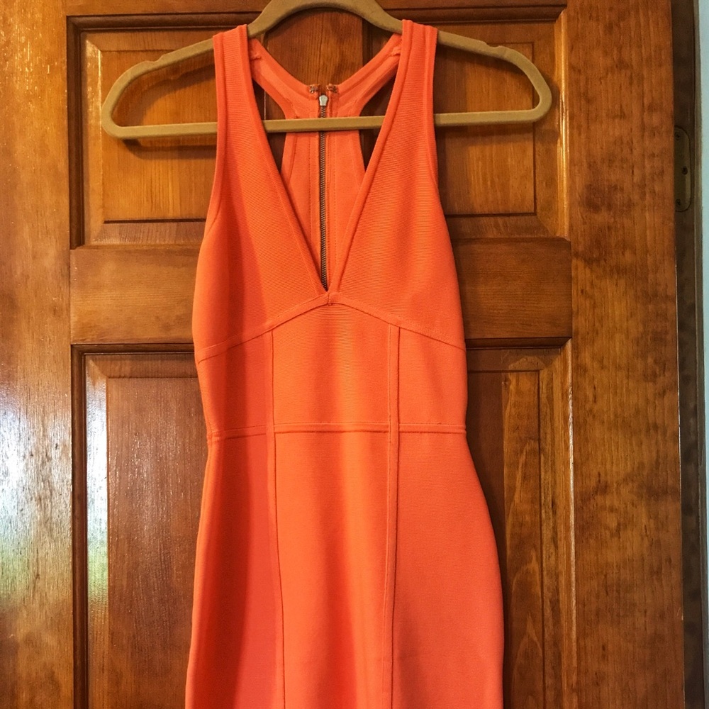 BCBG Sexy Coral Dress